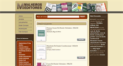 Desktop Screenshot of malheiroseditores.com.br